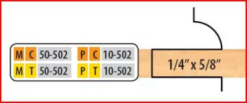 1-2PC STRAIGHT CUTTER SET TT FOR 1/4 X 5/8 T&G (10 SERIES)